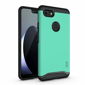 TUDIA Google Pixel 3 XL ケース 米軍MIL規格 2層保護 耐衝撃性超薄型ハードTPU保護ケース Google Pixel 3 XL -