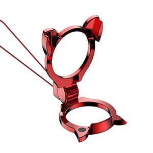 Chivving 携帯電話ホルダーストラップ 多機能クリエイティブリングバックル 携帯電話ホルダーとして使用可能