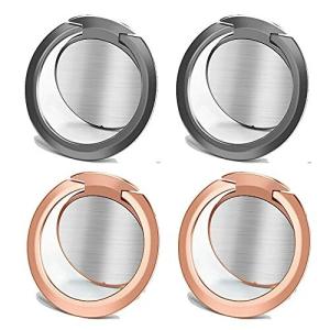 スマホリング oumino 携帯リング 薄型 4枚セット スマホ ホルダー iPhone 12 Pro リング 指りんぐ マグネット式