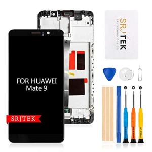 SRJTEK for Huawei Mate 9 5.9" 液晶ディスプレイ 画面交換 フレーム付き修理および タッチパネルスクリーン デジタイ