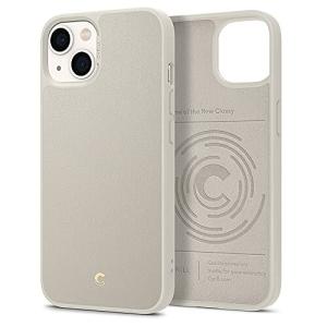 CYRILL by Spigen iPhone13 用 ケース 6.1インチ レザーTPU ケース ストラップ穴付き 耐衝撃性 米軍MIL規格 衝撃吸収 薄
