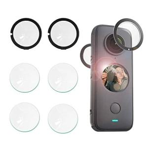 Insta360対応 ONE X2 レンズフィルター 粘着式レンズ保護フィルム
