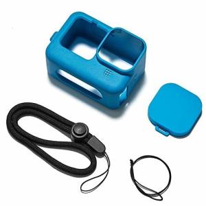 Fenmic GoPro Hero 10 Black 対応 4 IN 1 シリコンケース＋ハンドストラップ レンズカバー レンズカバーハンドストラッ