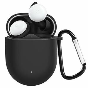 Lamshaw for Pixel Buds 2 ケース, シリコン 保護ケース カバー ハンドトラップ付 衝撃や傷から 保護 イヤホン 収納ケ