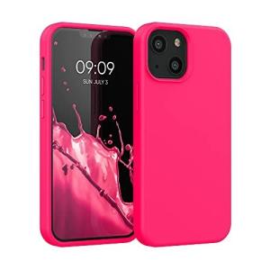 kwmobile 対応: Apple iPhone 13 mini ケース - TPU リキッド シリコン スマホケース カバー - 耐衝撃 傷防止 サラサラ Case