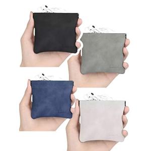花禅 BUBM イヤホンケース ジュエリーポーチ ヌバックソフトレザー 撥水加工 ステンレス金具 部ベルベット 1