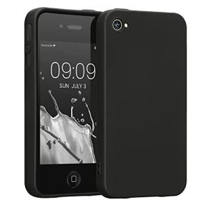 kwmobile 対応: Apple iPhone 4 / 4S 専用ケース - 耐衝撃 TPUソフト シリコンケース スマホカバー 滑り止め - ケース