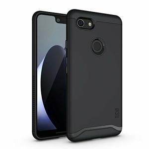 TUDIA Google Pixel 3 XL ケース 米軍MIL規格 2層保護 耐衝撃性超薄型ハードTPU保護ケース Google Pixel 3 XL -