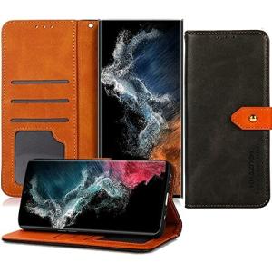 For Galaxy S22 Ultra ケース 手帳型 カバー Ubefuu ギャラクシー S22 ウルトラ SC-52C/SCG14 手帳型ケース 財布型 カード収