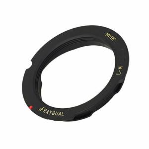 Rayqual 国産レンズマウントアダプタ leica LMリング50-75 無限ロックレバー付レンズ対応 LM50-75L