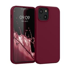 kwmobile 対応: Apple iPhone 13 mini ケース - TPU リキッド シリコン スマホケース カバー - 耐衝撃 傷防止 サラサラ Case
