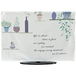 IKENOKOIテレビカバー 防塵カバー 液晶テレビカバー 可愛い 欧米風 47インチ