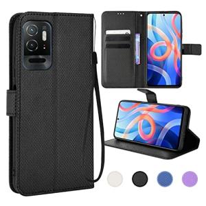 Redmi Note 10T 用 ケース/Redmi Note 10 JE 用 ケース 手帳型 YAJOJO 財布型カバー スマホケース カード収納 スタンド機