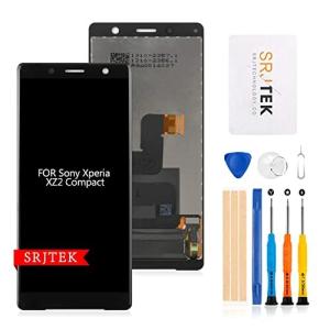 SRJTEK For Sony Xperia XZ2 Compact SO-05K H8314 H8324交換修理用 液晶パネルセット インチ フロントパネル タッチパネルデ