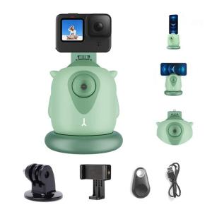 TELESIN GOPRO DJI Action Ista360 自撮り雲台 顔追跡 ホルダー 360回転追跡 オートフェイストラック スマートシューテ