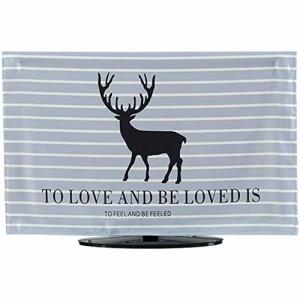 IKENOKOIテレビカバー 防塵カバー 液晶テレビカバー 可愛い 欧米風 65インチ