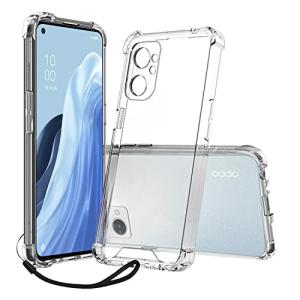 OPPO RENO7 A 用 ケース 全透明 クリア ケース YAJOJO エアバッグ スマホケース 耐衝撃 TPUバンパー 画面レンズ保護