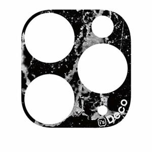 EYLE iPhone 11Pro / 11Pro Max カメラフィルム i's Deco 大理石 BLACK XEI13-ID-A07