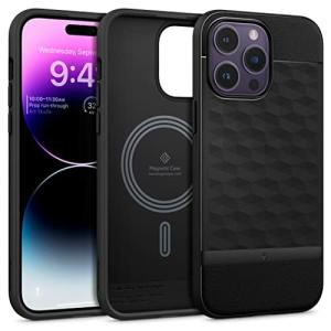 Caseology iPhone 14 Pro 用 ケース MagSafe対応 TPU 立体パターン 3D 高級 モダン 耐久性 カバー 耐衝撃 PCシート グリッ
