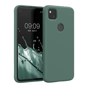 kwmobile 対応: Google Pixel 4a ケース - 極薄 衝撃吸収 TPU シリコンケース - マイクロファイバー 加工