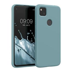 kwmobile 対応: Google Pixel 4a ケース - 極薄 衝撃吸収 TPU シリコンケース - マイクロファイバー 加工