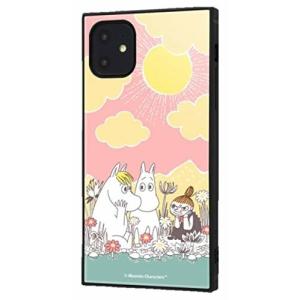 イングレム iPhone 11 ケース, カバー ムーミン 耐衝撃 ストラップ ホール付き ハイブリッドケース KAKU コミック_