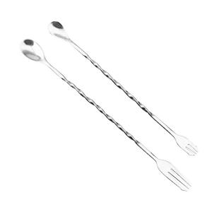 YIXINLYMY バースプーン カクテル マドラー カクテル用ミキシングスプーン