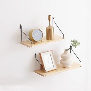 ウォールシェルフ 壁を傷つけない War Horse 42cm2個セット