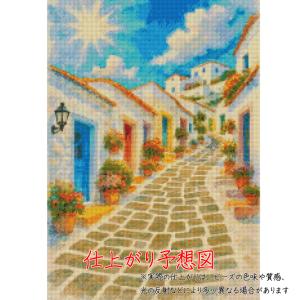 ダイヤモンドアート カラフル街の小路 A2サイ...の詳細画像1
