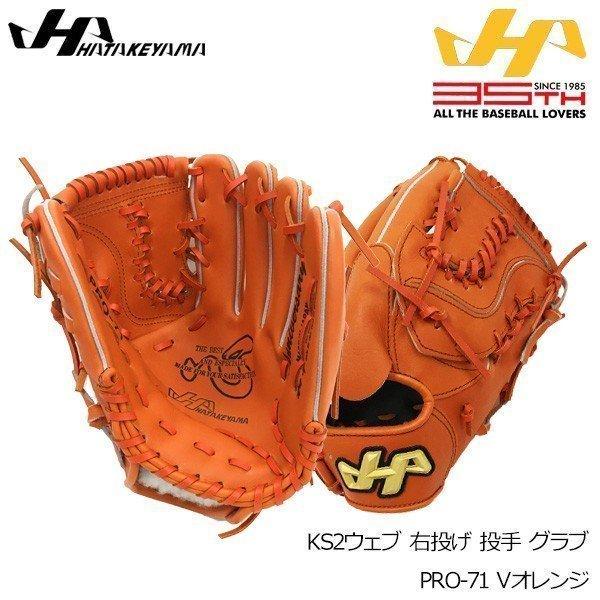 硬式 グローブ ハタケヤマ HATAKEYAMA 野球 35周年 右投げ KS2ウェブ 投手 グラブ...