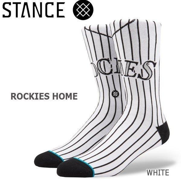 野球メジャーリーグ コラボ メンズ ソックス スタンス STANCE ROCKIES HOME 靴下...