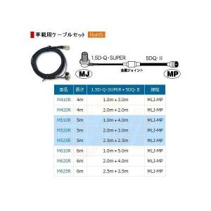 M410R　車載用ケーブルセット　第一電波工業/ダイヤモンドアンテナ/DIAMOND ANTENNA｜diamondantenna