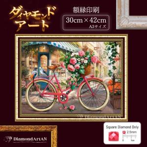 AM-266 ダイヤモンドアート キット 花 風景 額縁印刷 A3 リハビリ脳