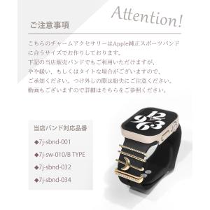 アップルウォッチ チャーム アクセサリー バン...の詳細画像1
