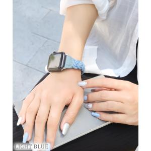 アップルウォッチ バンド 女性 レディース 編...の詳細画像4
