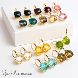 ピアス レディース blackdia ocean ブランド ニッケルフリー クォーツ クォーツピアス ゴールド 金属アレルギー対応｜SBG official store