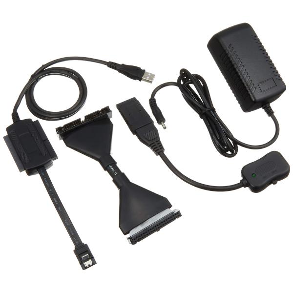 タイムリー HDDをUSB SATA&amp;IDE-USB2.0変換アダプタケーブル UD-500SA