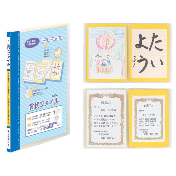 レイメイ藤井 賞状ファイル B4 ブルー LSB80A