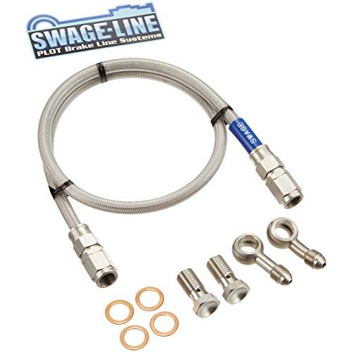 SWAGE LINE(スウェッジライン) リアブレーキホースキット ステンレス クリアホース ホーネ...