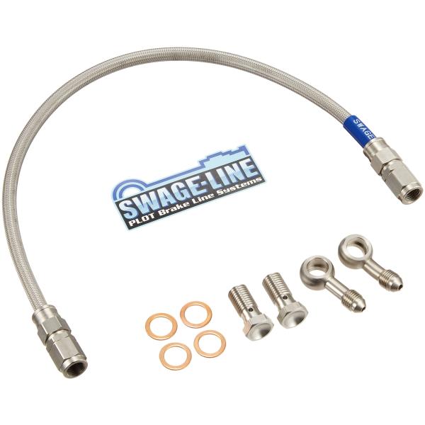 SWAGE LINE(スウェッジライン) リアブレーキホースKIT ステンレス クリアホース ZEP...