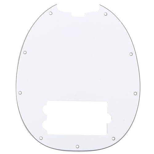 Musiclily 9穴 Musicman Stingray ベース用 ピックガード 、3プライホワ...