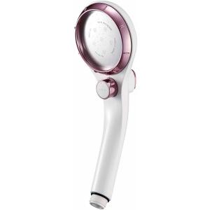 SANEI(サンエイ) アジャストシャワーヘッド 手元で勢い調節と一時止水 節水効果 ピンクゴールド...