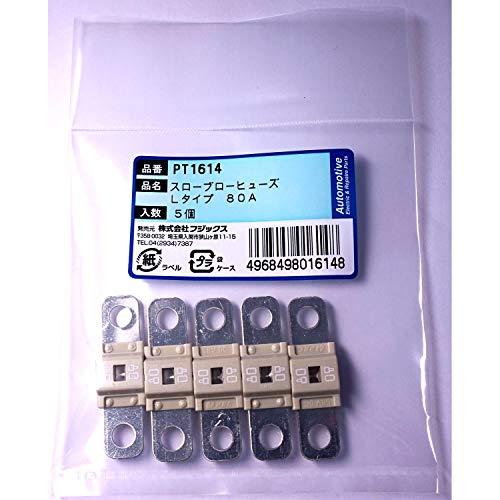 PT1614 3189(SBFW-L)スローブローヒューズ Lタイプ 80A 5個 PT1614