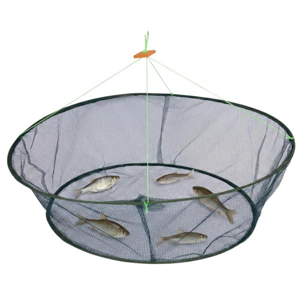 ideamall 網 仕掛け すくい網 投網 魚取り用 ネット 捕獲 網 小魚 折り畳み可能 (口径...