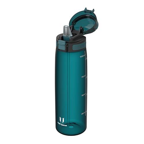 Super Sparrow 水筒 ウォーターボトル - 1L - 米国Tritan BPAフリースト...