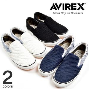 スリッポンスニーカー AVIREX メンズ 春夏 ストリート...