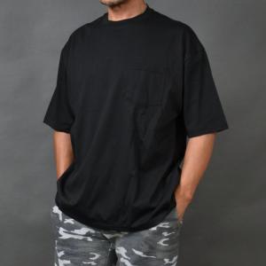 送料無料 アウトレット パシャ売りサンプル在庫処分 綿タッチプレーティング天竺 ワイドシルエット 半袖Tシャツ 返品不可 ブラック LLサイズ 春 夏 S-S885986