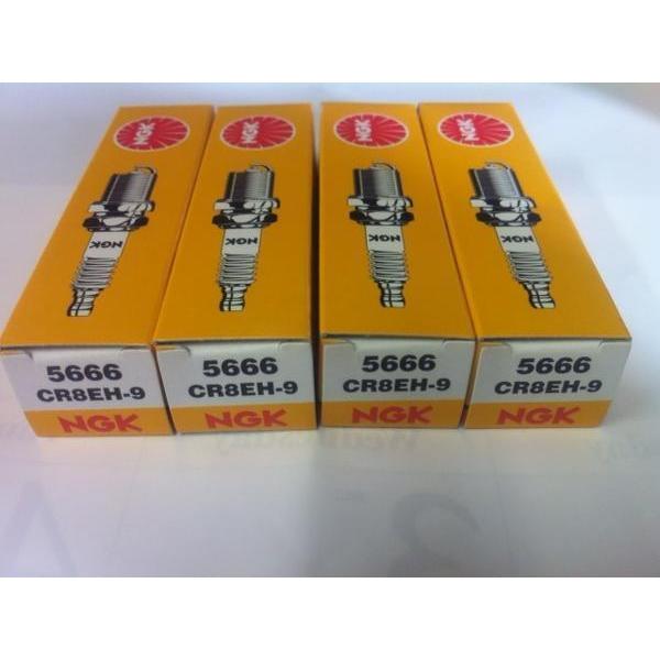 新品送料込NGKスパークプラグCR8EH-9 4個　ジェイド250　ＸＲ250等製造地インドネシア　...
