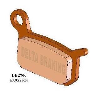 (24,25)DELTA（デルタ） ブレーキパッド ハスクバーナ CR50/SN50 1セット（２枚...