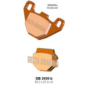 DELTA（デルタ） ブレーキパッド ZXR250/ZZR250/GPZ500/KMX125/KL250/KLR650 1セット（２枚組）